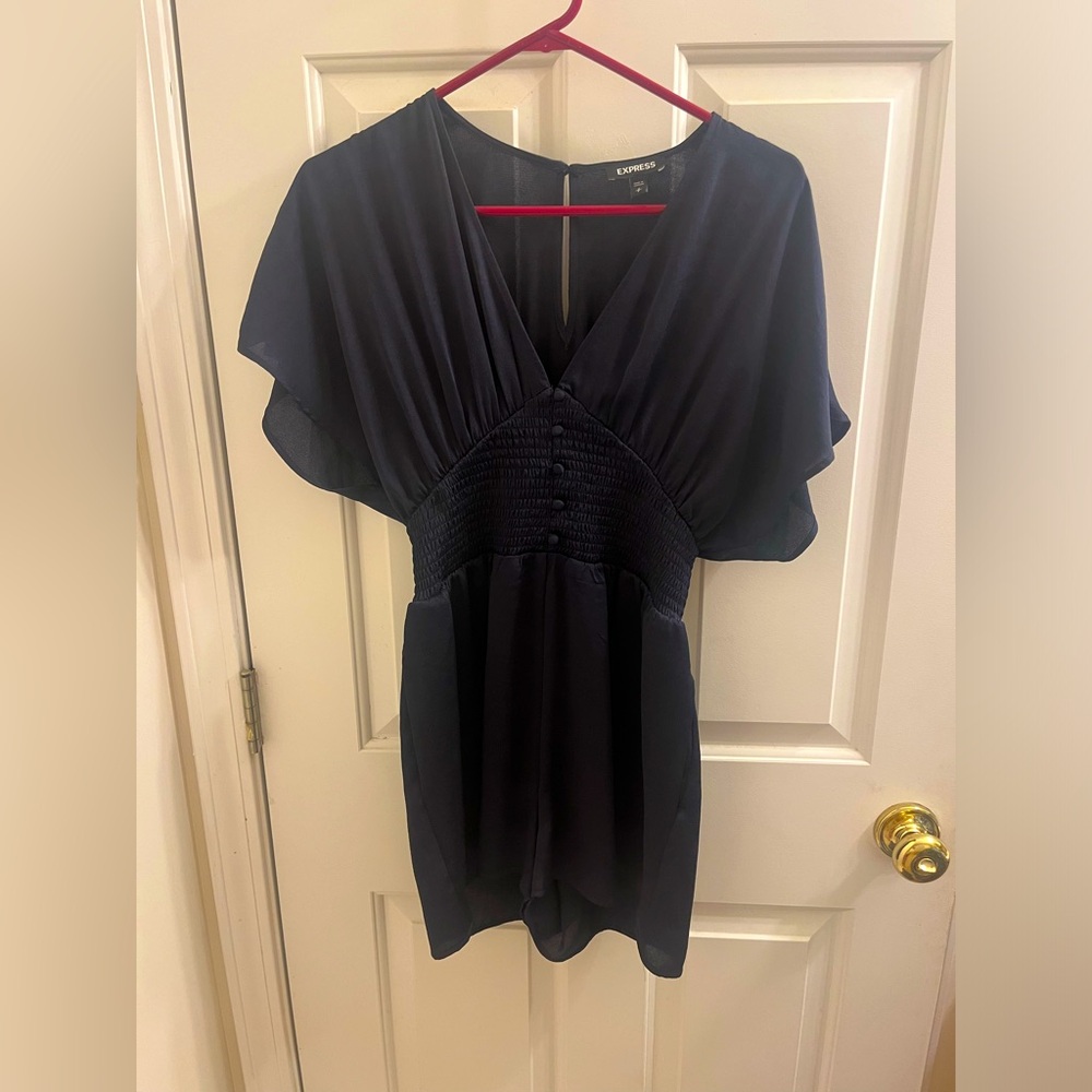 Navy romper